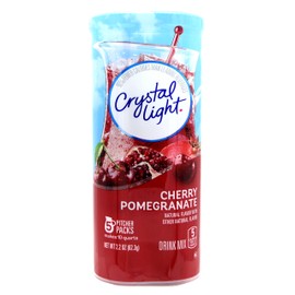 Crystal Light Cherry Pomegranate Drink Mix, 10-Quart Canister (Pack Of 9)