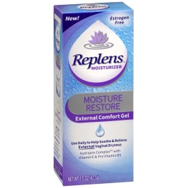 Replens 2 Pack Replens Moistture Restore External Comfort Gel Moisturizer 1.5oz Each