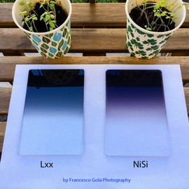 NiSi Glass 100X150mm Nano Multicoated Graduated IR Neutral Density 0.9 Reverse Edge Filter (3-Stops)