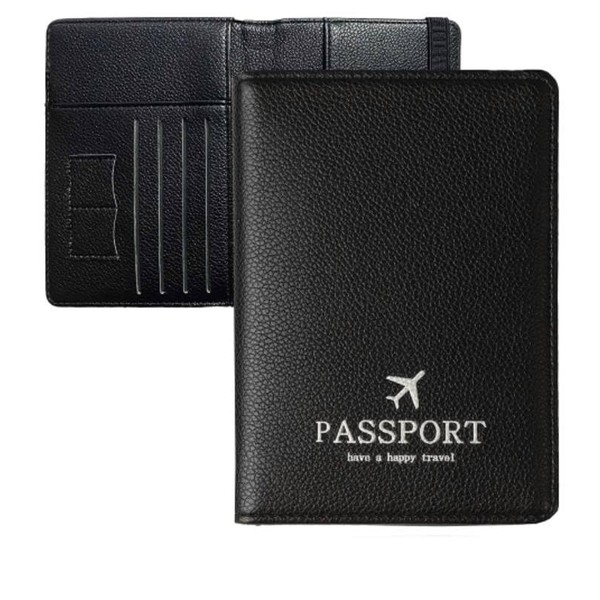 Passport Holder Travel Accessories Faux RFID Blocking PU Leather Upgrade