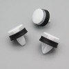 VVO Fasteners- White Plastic Rear Bumper & Trim Fastener Clips