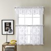 Curtainworks Sibella Lace Kitchen Curtain Window, Rod Pocket, 14 in