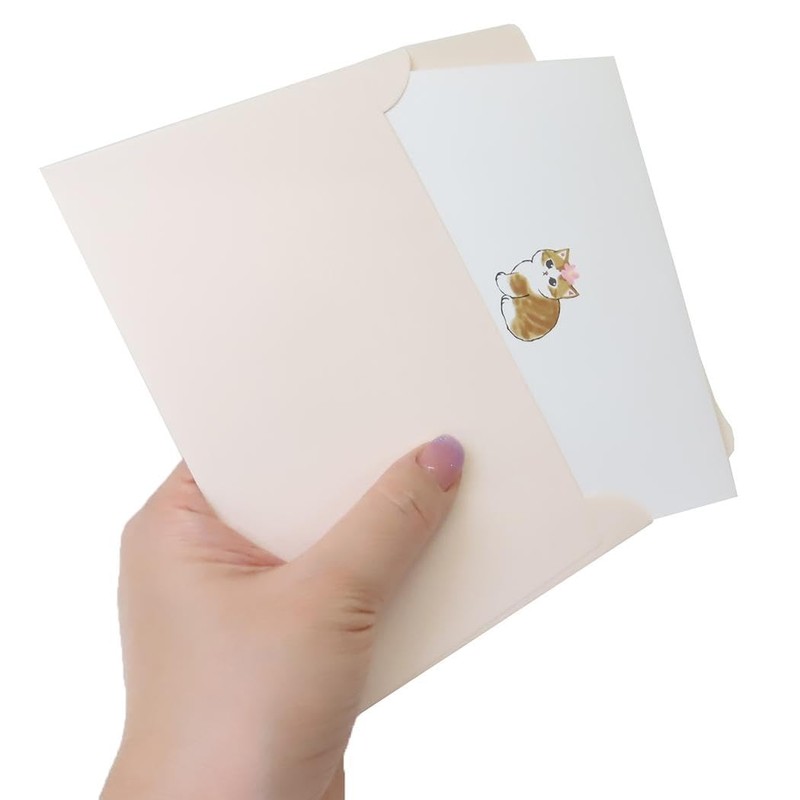 Mofsand Greeting Card / Cherry Blossom Bifold Pop Up mofusand