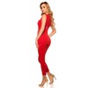 Koucla Women's Overalls Jumpsuit Playsuit with Buckle - m
