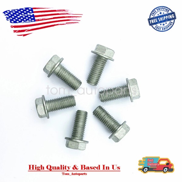 Unbranded For GM 11569956 Flexplate Flywheel Bolts for LS Engines