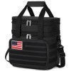 Lifewit Double Deck Tactical Lunch Box for Men, Expandable Leakproof