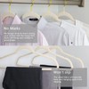 MIZGI Premium Velvet Hangers Pack 30 Pcs Heavyduty - Non