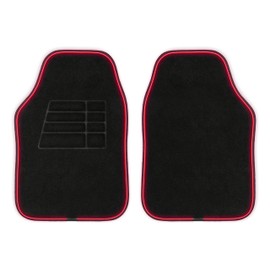 Motor Trend BrightLights™ LED Car Mats, Set of 2 - RGB Floor Mats for Cars, Carpet Car Floor Mats with LED Lights for Car Truck Van SUV, Universally Sized for Most Vehicles