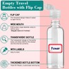 50 Pack Empty 3.4 oz Travel Bottles Tsa Approved Leakproof