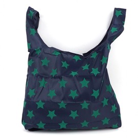 foldable pocket design market basket green star 4ea