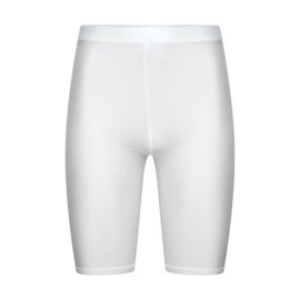 Girls Cycling Shorts Stretchy Dance Gymnastics Sports School Summer Plain Hot Pants White Biker Short 11-12 Years