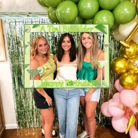 LaVenty A Tini Bit Older Birthday Party Booth Props Frame Martini Bar Supplies Weenies and Tinis Decor for Bachelorette Party Martini Birthday Decorations