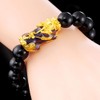 Abitoncc 14K Plated 12 mm Feng Shui Men Bracelet Pixiu