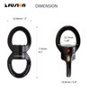 Fusion Climb Oval Swivel Aluminum Alloy Rings Black/Black