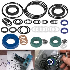 YMT 328.12031 Full Set Seal Replacement Kit Fit for Sears Craftsman 2-Ton Floor Jack Hydraulic Repairs