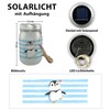 speecheese Penguin Solar Light in Watercolour Style, Colourful Light for