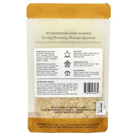 Pure Indian Foods OnePot, Organic Kitchari, White Basmati Rice, Split Yellow Mung Dal, & Spices,