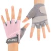 WULI Adult Men's and Women's Spring/Summer Half Finger Gloves, Non