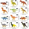 Pack of 12 Mini Dinosaur Figures, Dinosaur Figures Toy, Small