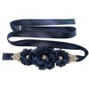 HOSINSECT Rhinestone Maternity Sash Belt for Baby Shower Flowers sash,