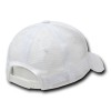 Decky Distressed Mesh Cap - White, Washed Cotton Trucker Hat