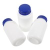 VILLFUL 3pcs Chemical Sample Bottles with Caps Sealed Plastic Containers
