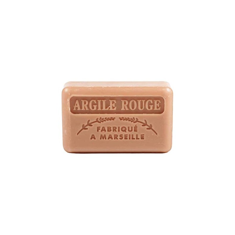 125g Savon De Marseille Soap - red clay (argile rouge)