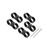INFINAUTO AN12 Car Auto Hose Separator Clamp Fuel Line Connector