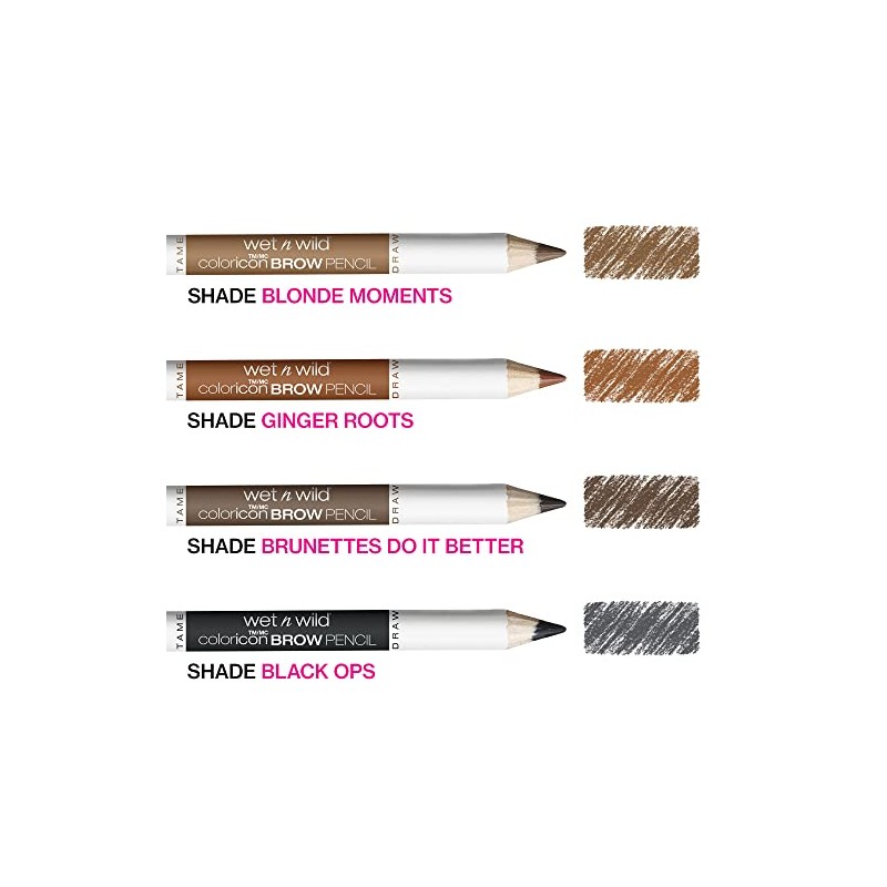 WET N WILD Color Icon Brow Pencil - Black Ops