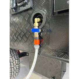 Plenty River Caravan/RV Water Tank Quick Filler Watermark (Brass)