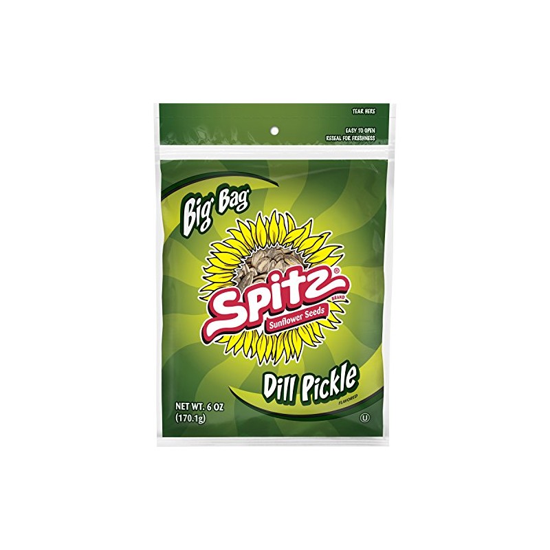 Spitz Sunflower Seeds, Dill Pickle, 6oz Bag