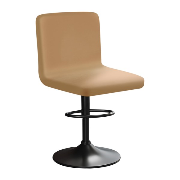 HuaLiSiJi Bar Stools Slipcovers with Backrest Stretch Chair Covers Cover