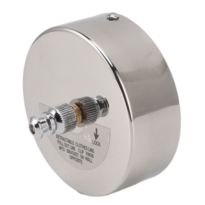 Retractable Clothesline 304 Stainless Steel Safety Auto Retraction Double Pulley