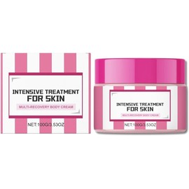 Crema corporal hidratante de uso diario, textura suave for brazos piernas codos y rodillas, tarro de 100 g / 3.53 oz