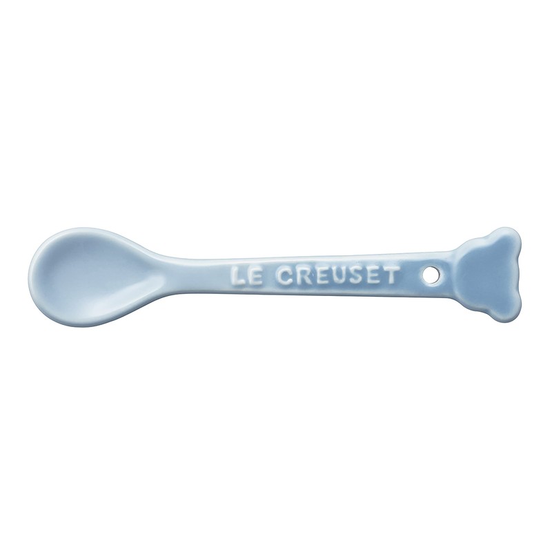 Le Creuset Children's Baby Tie & Spoon Gift Set, Coastal
