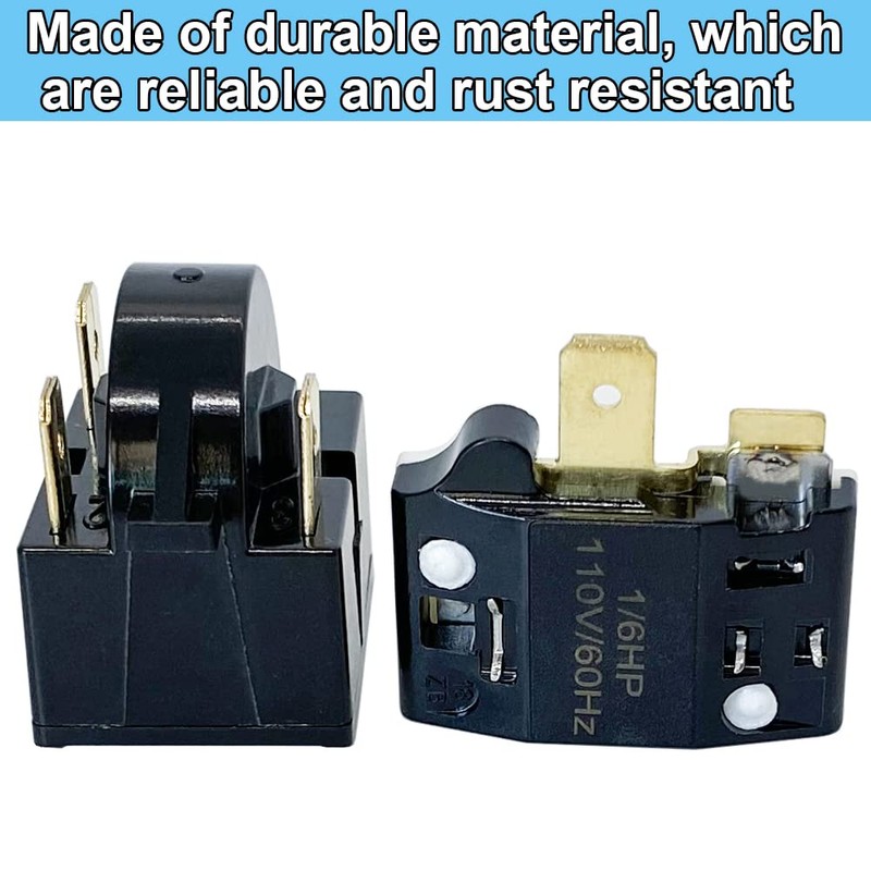 QP2-4.7/ QP2-4R7 4.7Ohm Refrigerator 3 Pin PTC Start/Starter Relay w/Refrigerator
