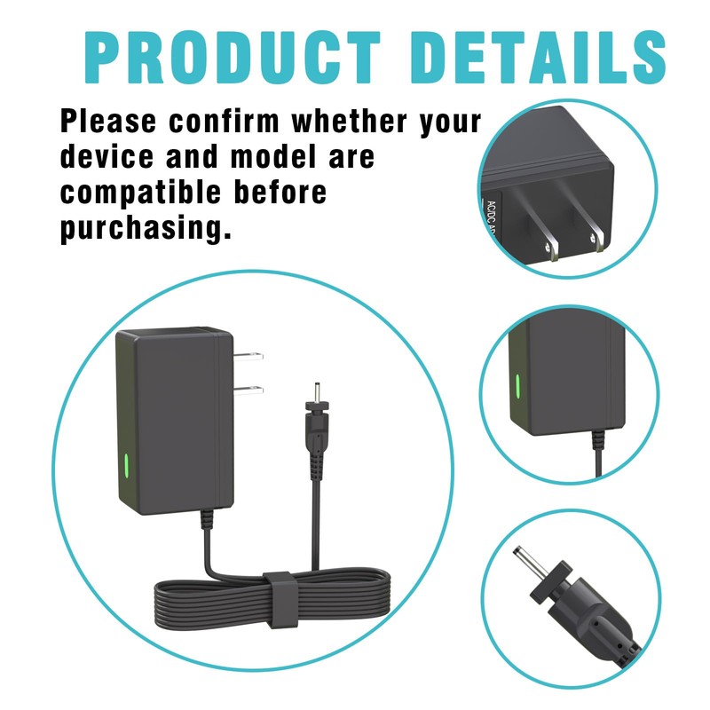 14.6V Replacement Power Cord for Ninja Blast Max Portable Blender