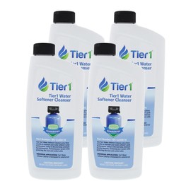 Tier1 Water Softener Cleanser 16 oz – 4 Pack | Universal Resin Cleaner for Most Water Softeners | Reduce Mineral Buildup & Odor | Direct-Pour Formula for Brine Wells | Maintain Peak System Performance