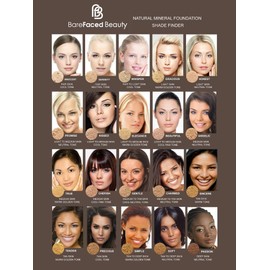 Barefaced Beauty Travel-Size Mineral Foundation, Innocent 2.5 g