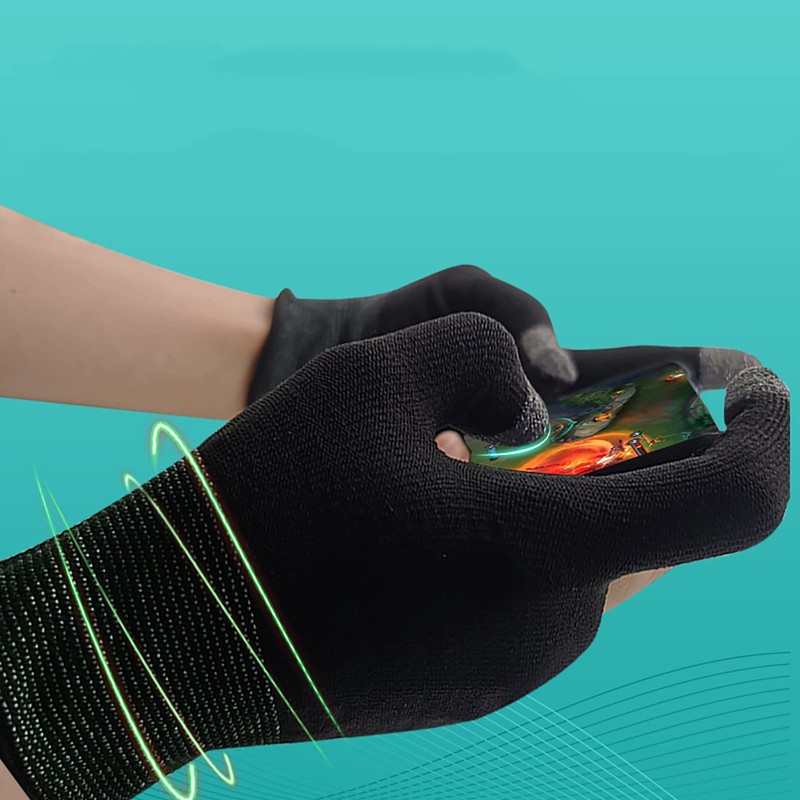 MODJUEGO Highly Sensitive Game Gloves for PUBG Mobile Game Two
