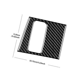 FXETRNL Real Carbon Fiber for Toyota Tundra (2022-2025), Electronic Handbrake Switch Frame, Covers Decor Stickers Kit Interior Car Accessories (Black)