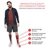 VIM & VIGR Nylon 15-20 mmHg Graduated Compression Socks (Red