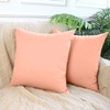 4-Pack Pillowcase, Cotton Comfortable Solid Decorative Throw Pillow Case Square