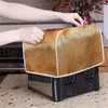 Uskorhein Vivid Funny Bread Pattern Toaster Cover,Waterproof Toaster Cover Bread