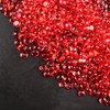 PMLAND Red Acrylic Flat Marbles, Pebbles, Beads 3000+ Pcs 6