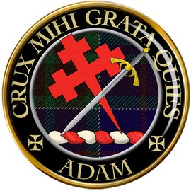 Adam Scottish Clan Pin Badge