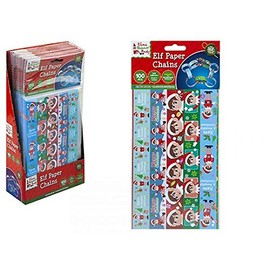 Be-Creative Christmas Decoration Accessories Props Put On The Shelf Ideas Kit (100x Elf Paper Chains)