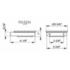 KEUCO Metal Chrome Shiny Crystal Glass Soap Dish for Bathroom