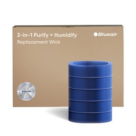 BLUEAIR Genuine Wick Filter, Replacement for DH3i 2-in-1 Purify + Humidify Air Purifier, Certified to Deliver Pure Water Humidification & Capture Water Minerals, Perfect Fit for Model DH3i