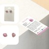 Gemstone Chip Stud Earrings, 1x1cm, Rose Quartz